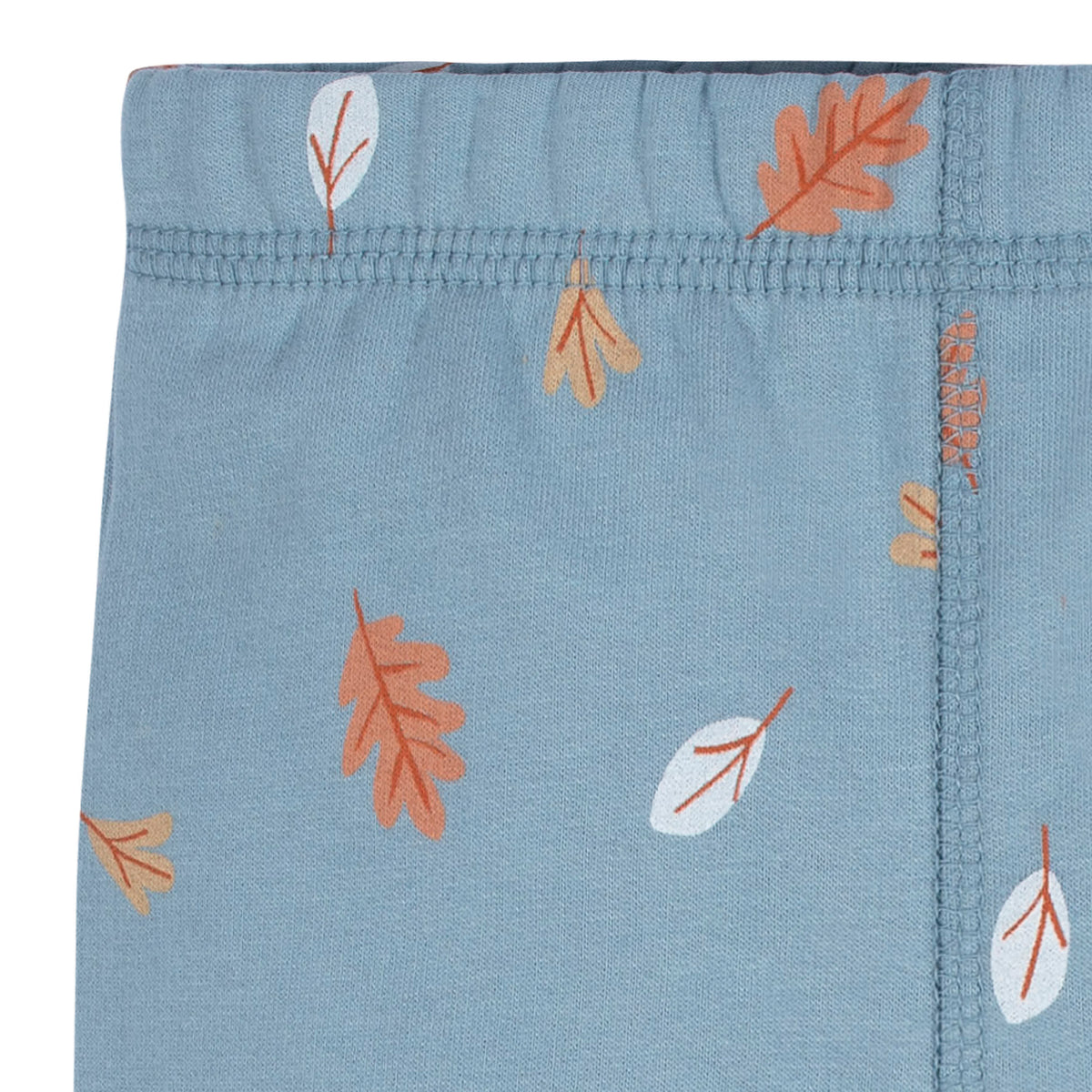 2-Piece Baby & Toddler Boys Blue Leaves Sweatshirt & Pant Set, view 7
