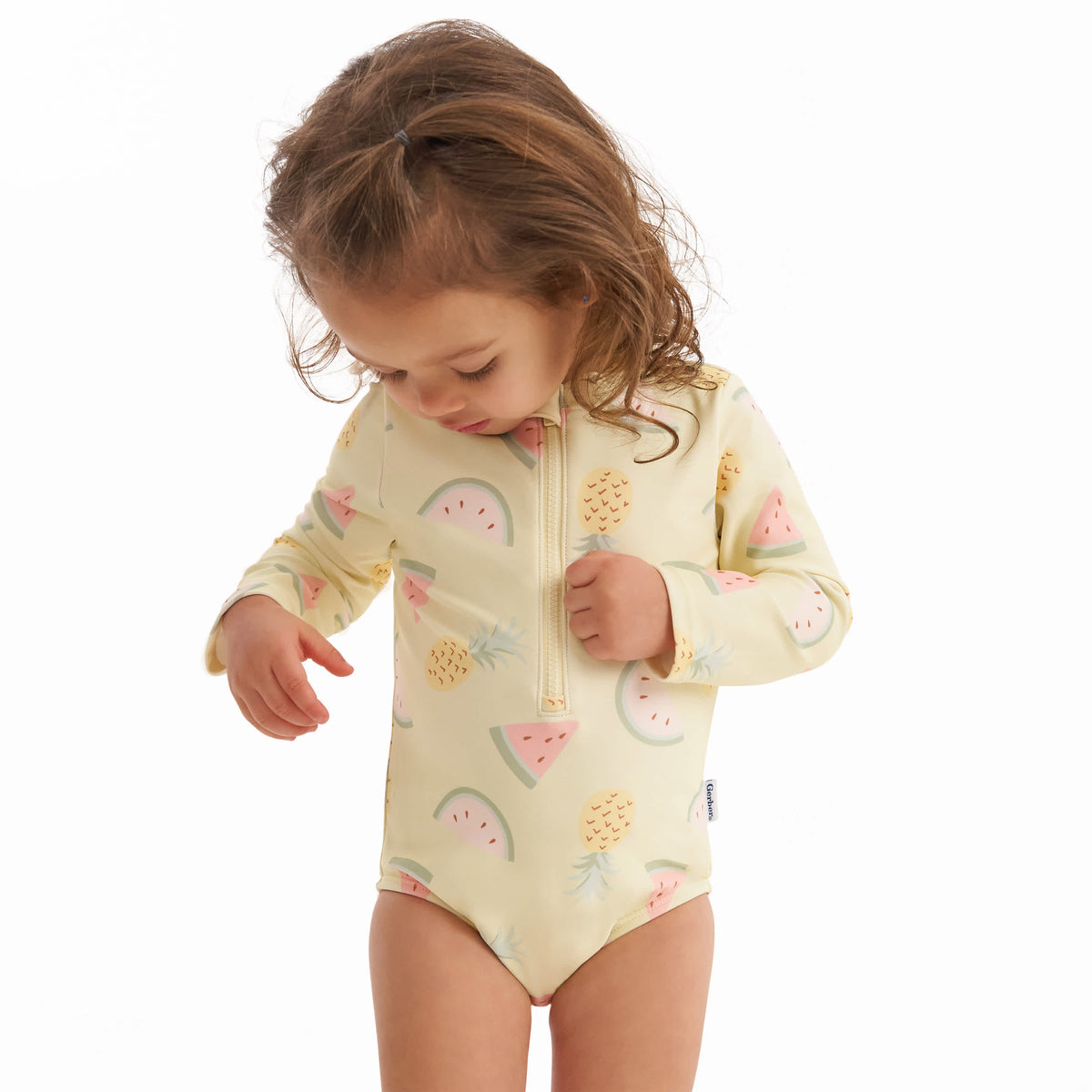 Baby Girls Fruit Rashguard, view 4