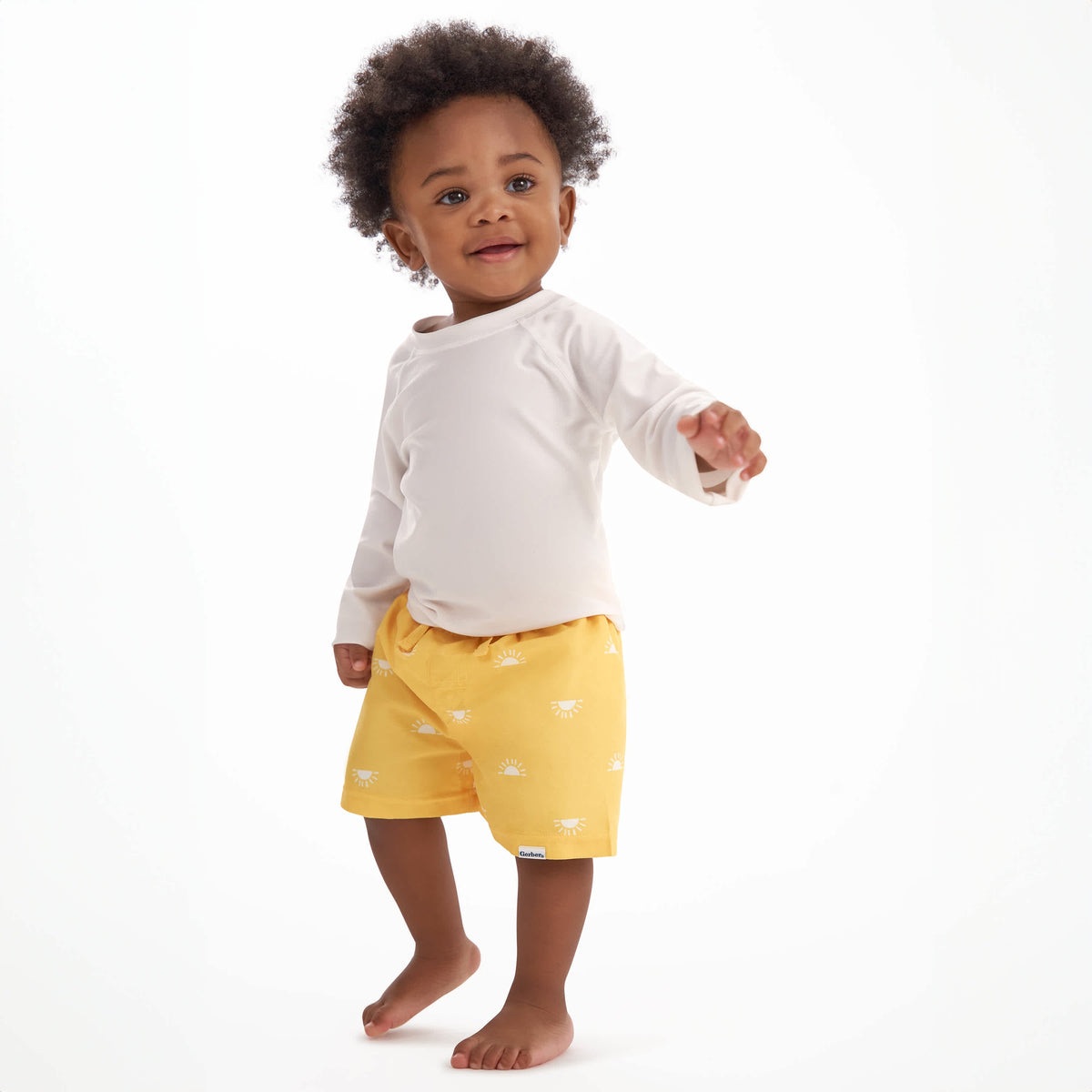 2-Pack Baby & Toddler Boys Suns Swim Trunks, view 3