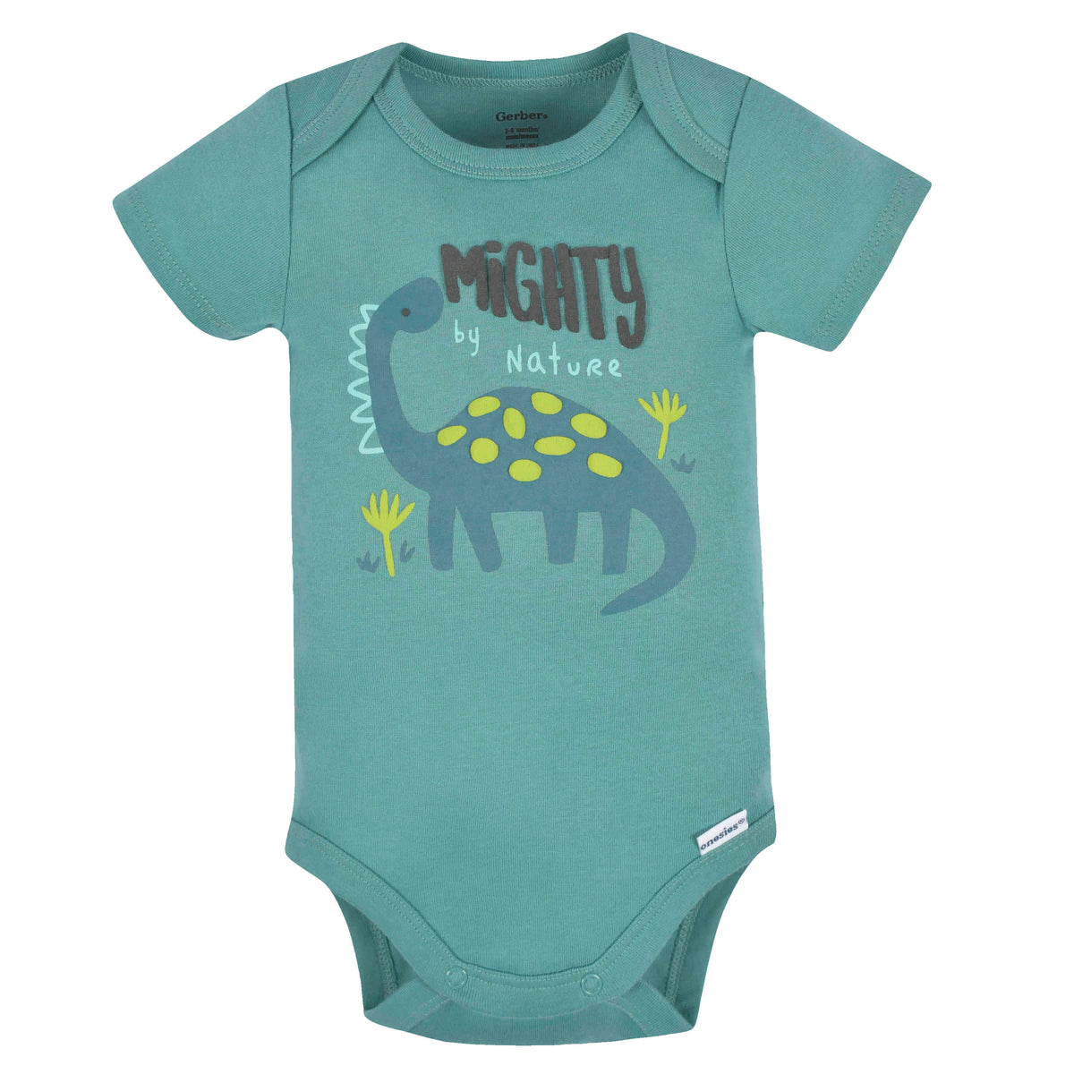 3-Piece Baby Boys Navy Dino Onesies Bodysuits and Pants Set, view 2