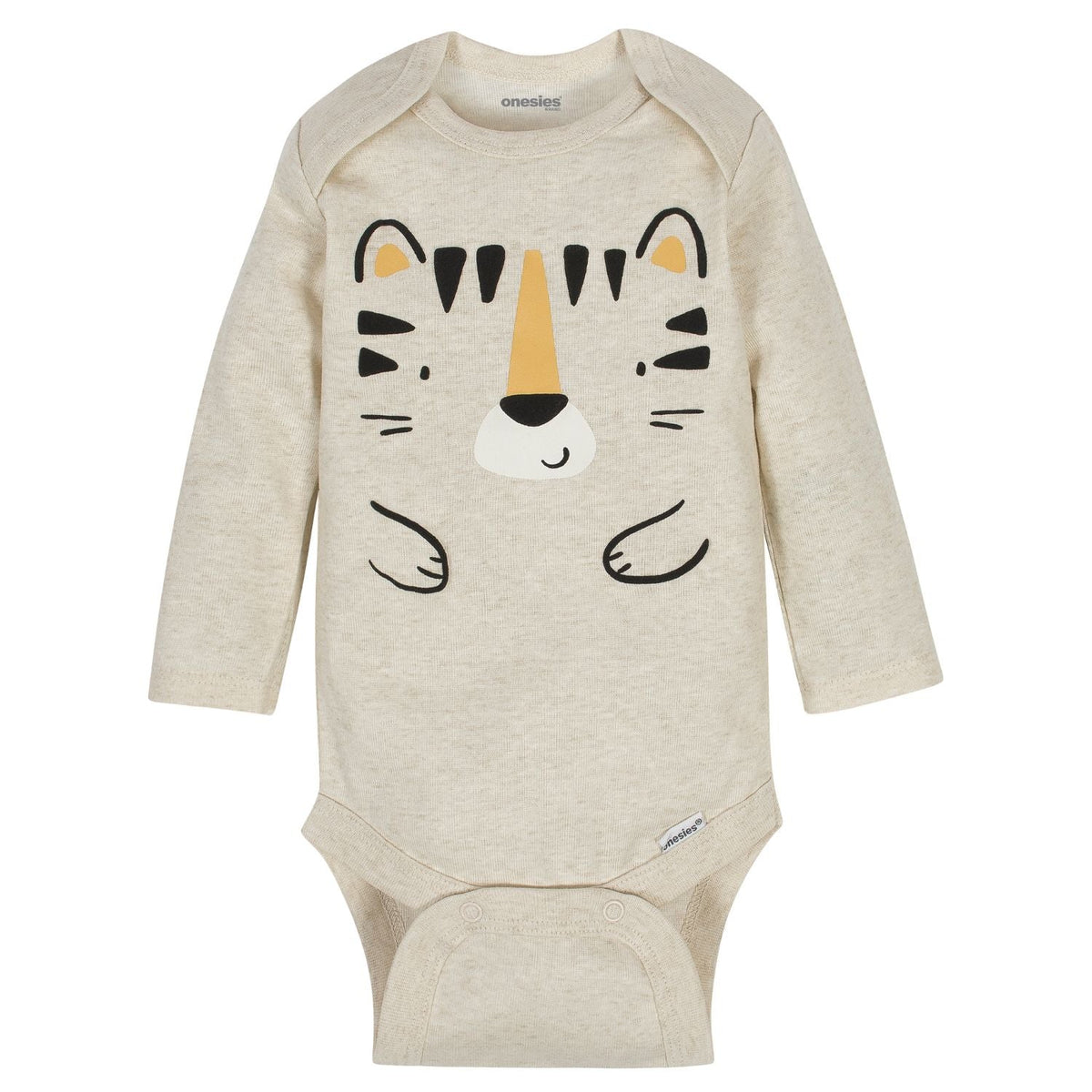 6-Pack Baby Boys Tiger Long Sleeve Onesies, view 2