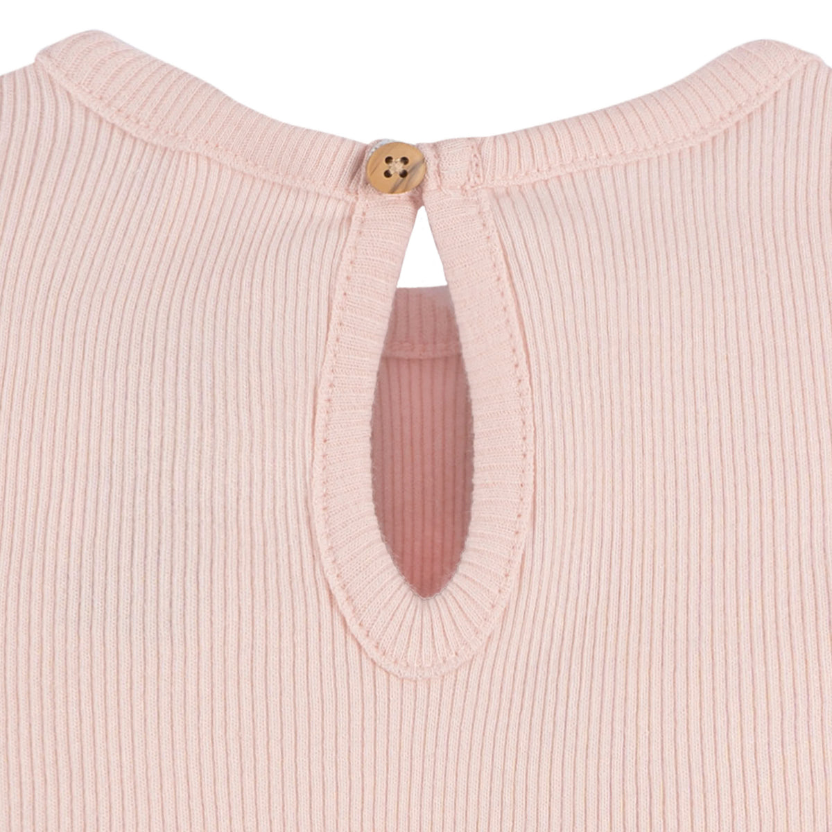2-Piece Baby Girls Crystal Pink Bodysuit and Shorts Set, view 3