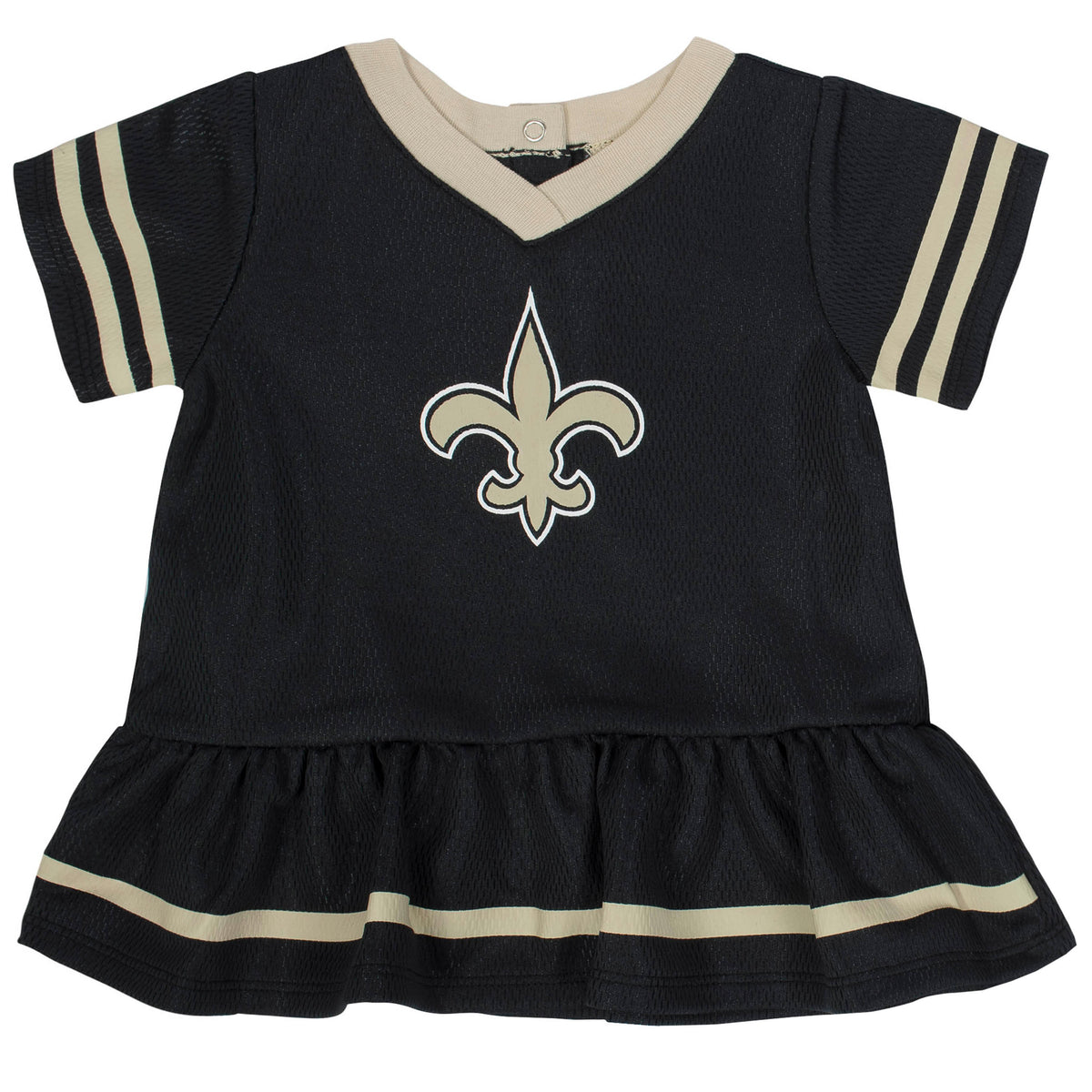 2-Piece New Orleans Saints Dress and Diaper Cover Set, view 2