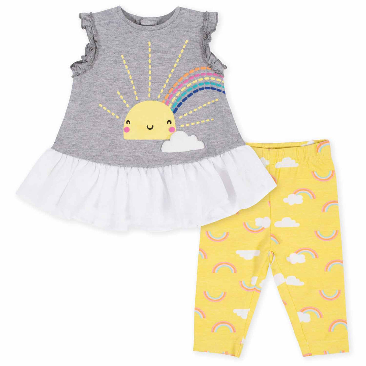 2-Piece Baby Girls Sunshine Tunic Set