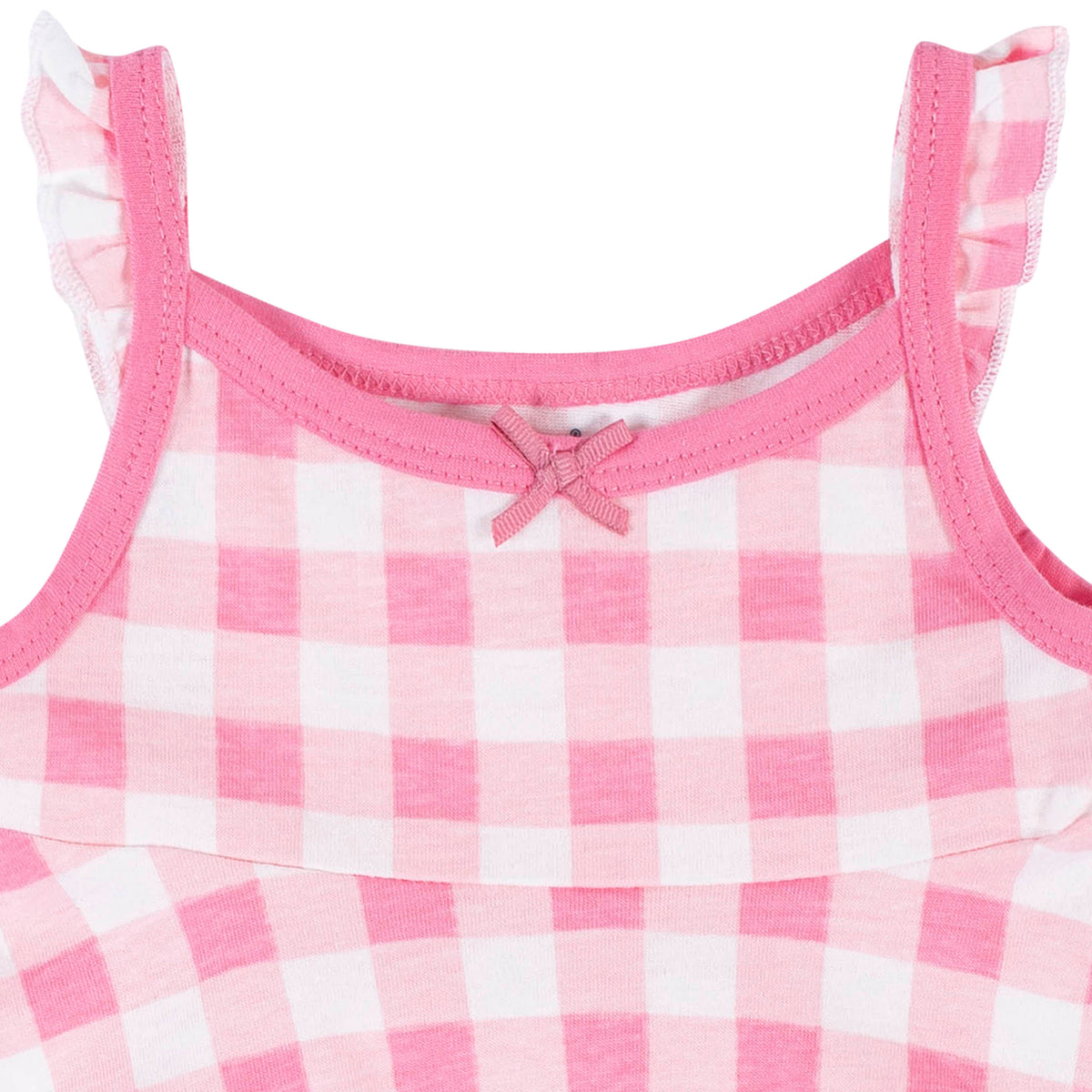 3-Piece Baby & Toddler Girls Summer Blossom Dress, Diaper Cover & Sun Hat Set, view 3