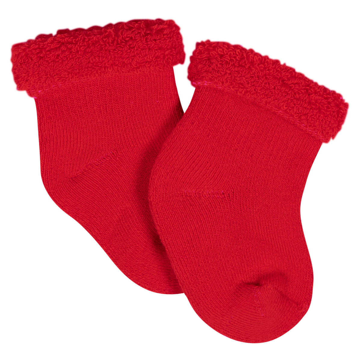 12-Pack Baby Boys All Star Terry Wiggle Proof Socks, view 13