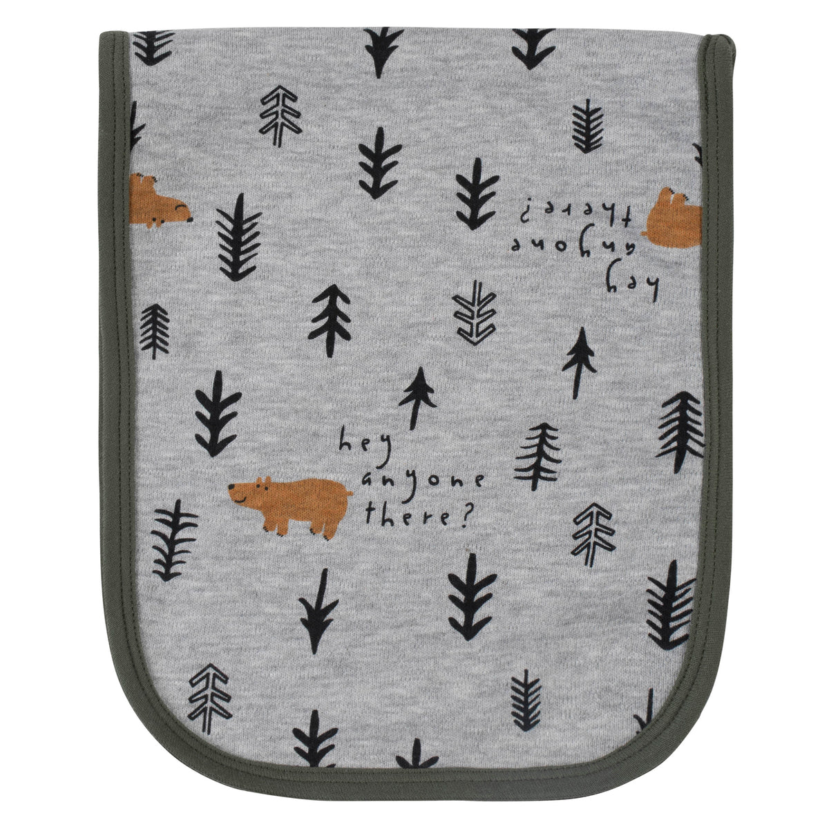 4-Pack Baby Boys Bear Terry Burp Cloths, view 2