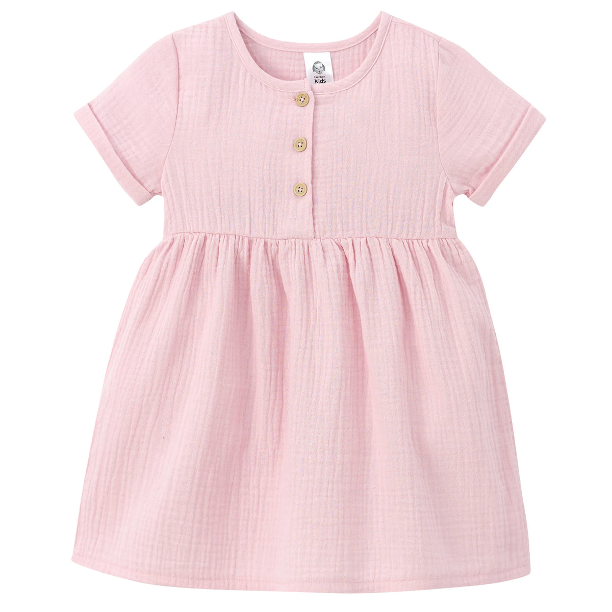 Infant & Toddler Girls Pink Gauze Dress