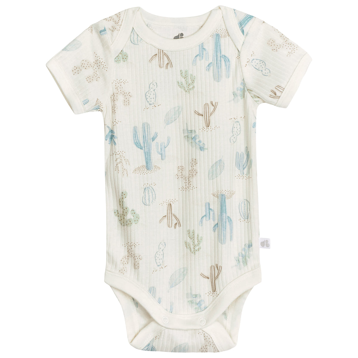 3-Pack Baby Boys Desert Cactus Short Sleeve Bodysuits, view 3