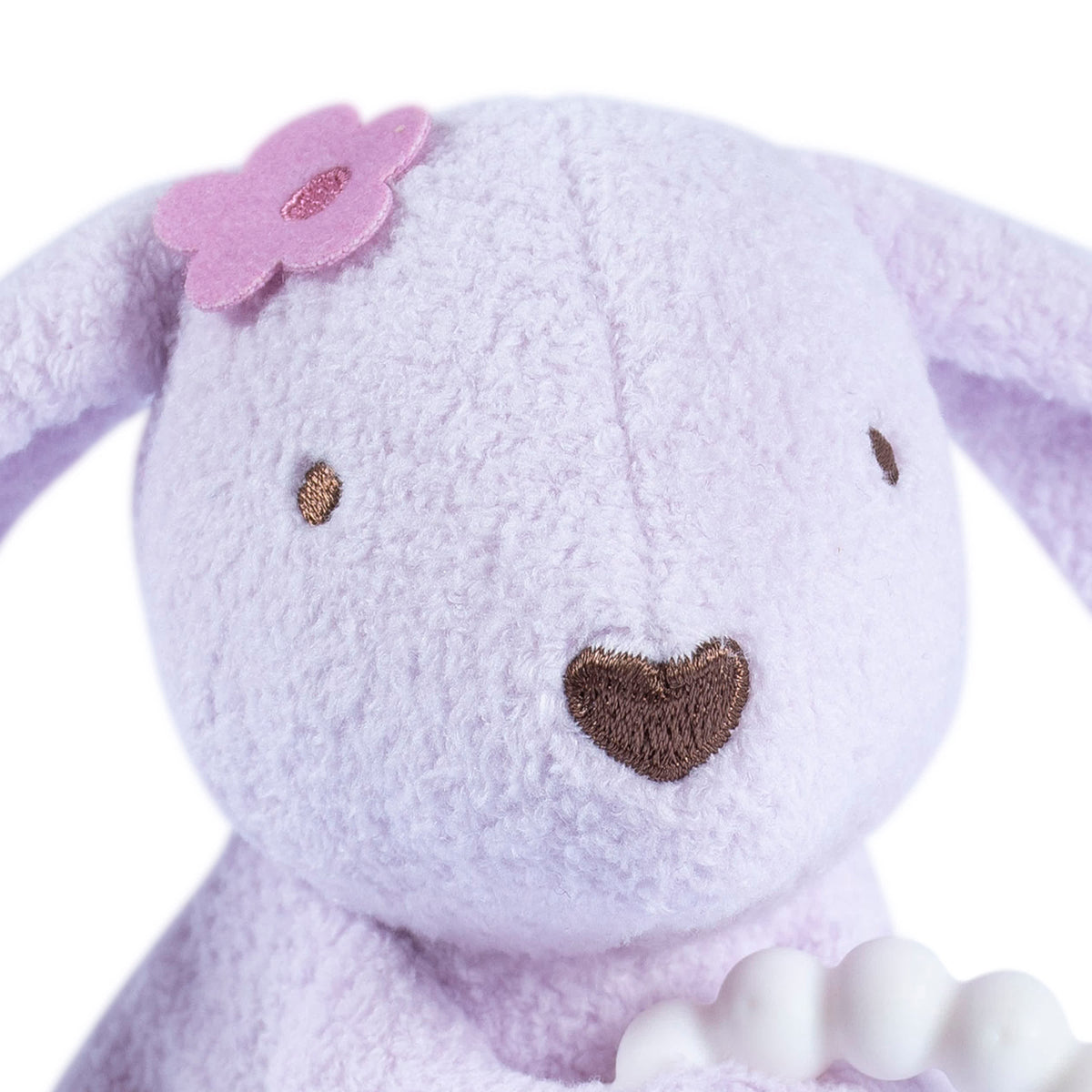 2-Piece Baby Bunny & Hedgehog Rattle and Teether Set, view 8