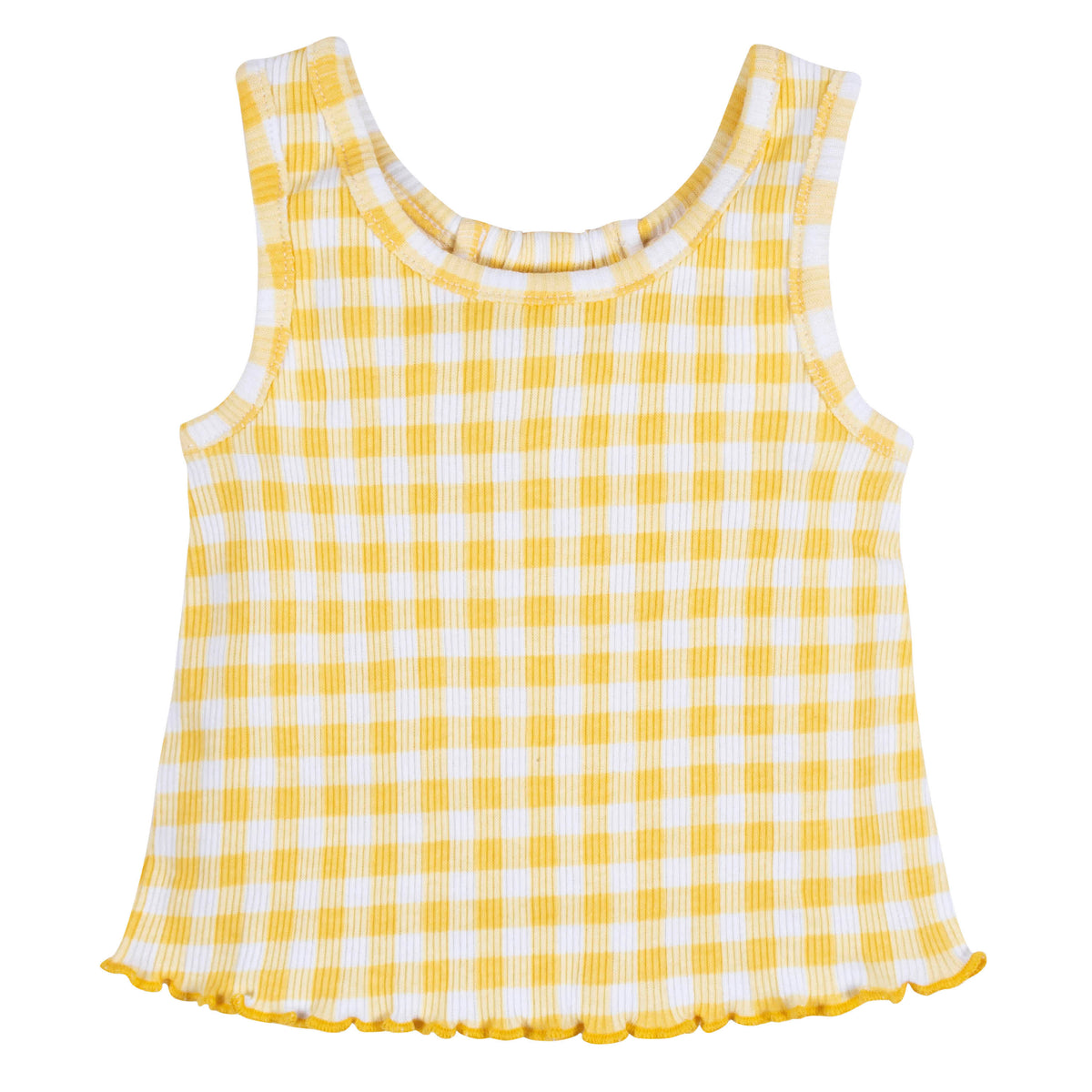 3-Pack Baby & Toddler Girls Picnic Day Dreams Racer Back Tank Tops, view 8