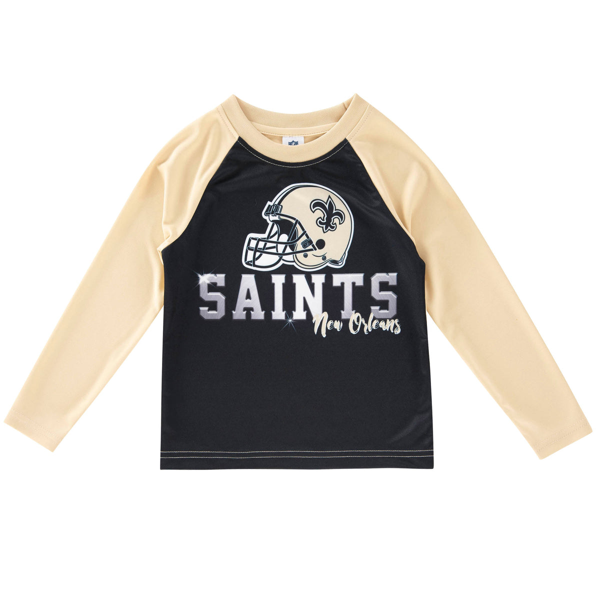 Toddler Boys New Orleans Saints Long Sleeve Tee Shirt