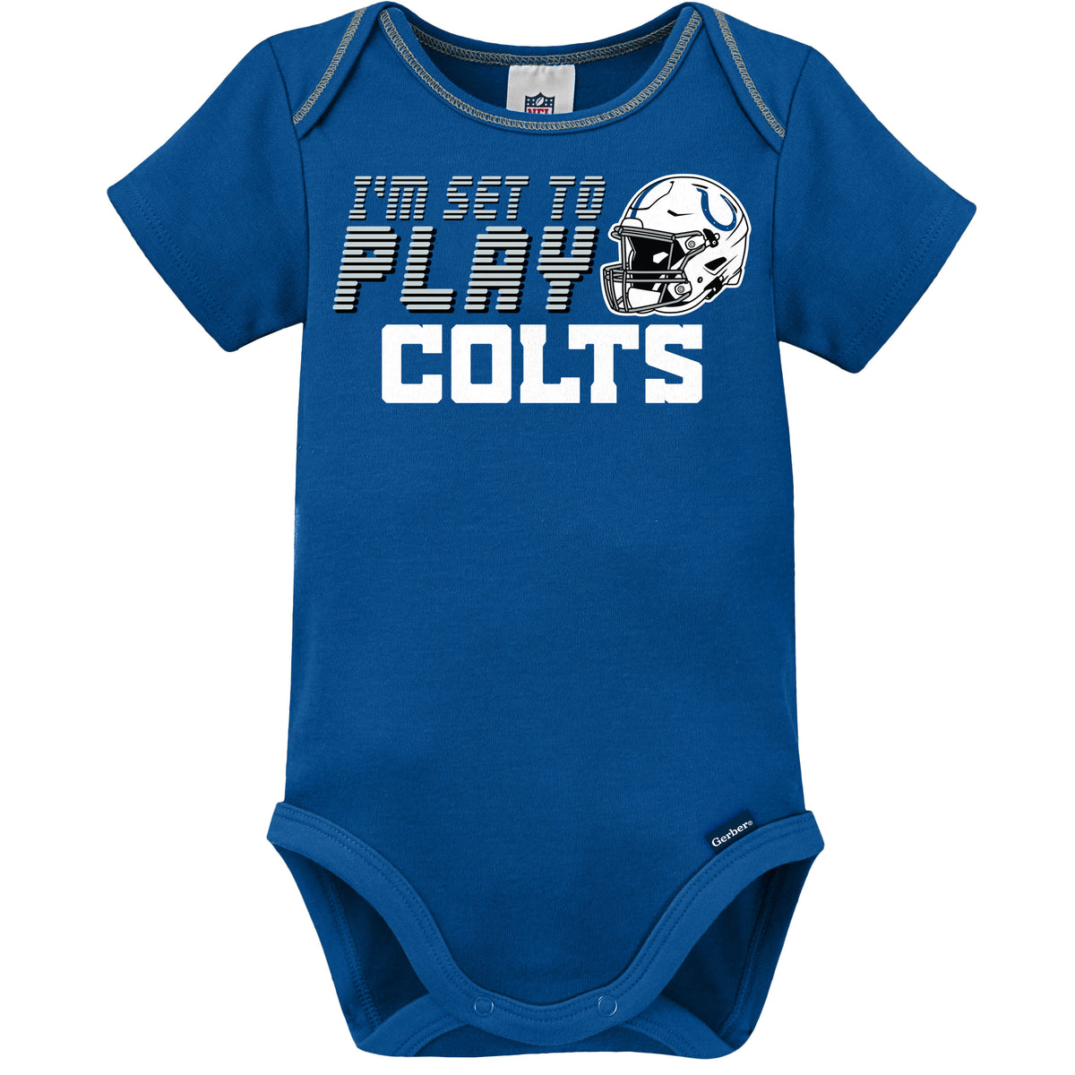 3-Piece Baby Boys Colts Bodysuit, Sleep 'N Play & Cap Set, view 3