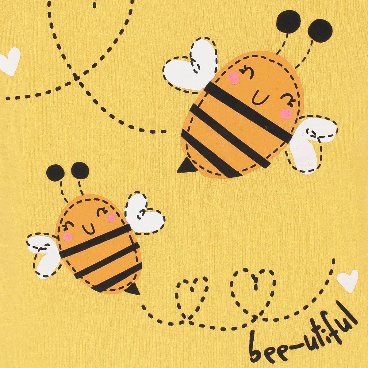 4-Piece Infant & Toddler Girls Bee Garden Tees, Skort & Pants Set, view 6