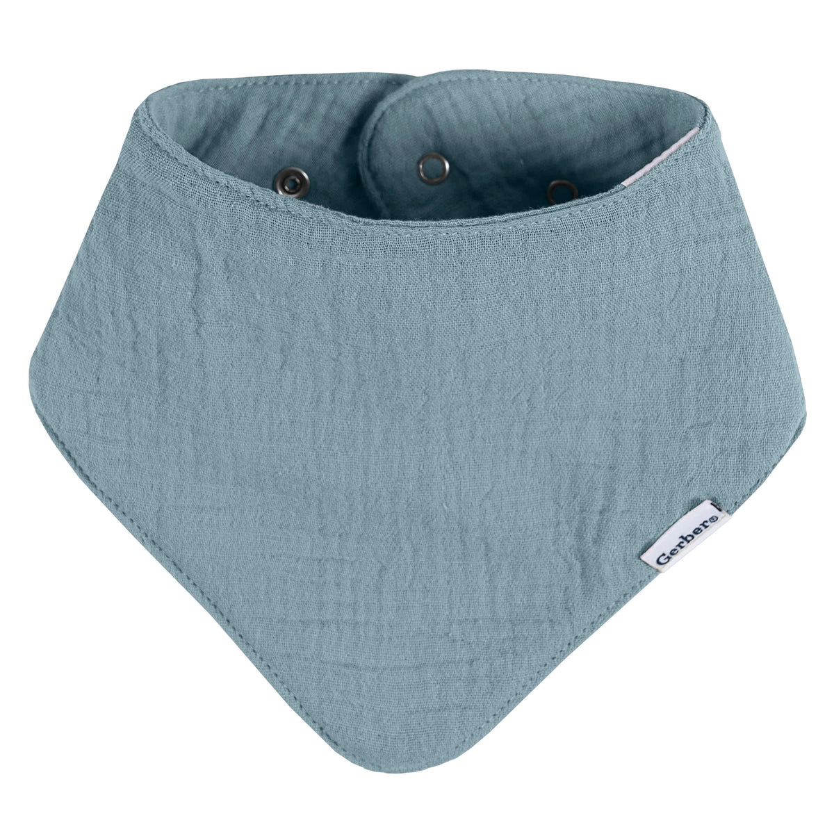 10-Pack Baby Neutral Multi Browns Muslin Bandana Bib, view 4