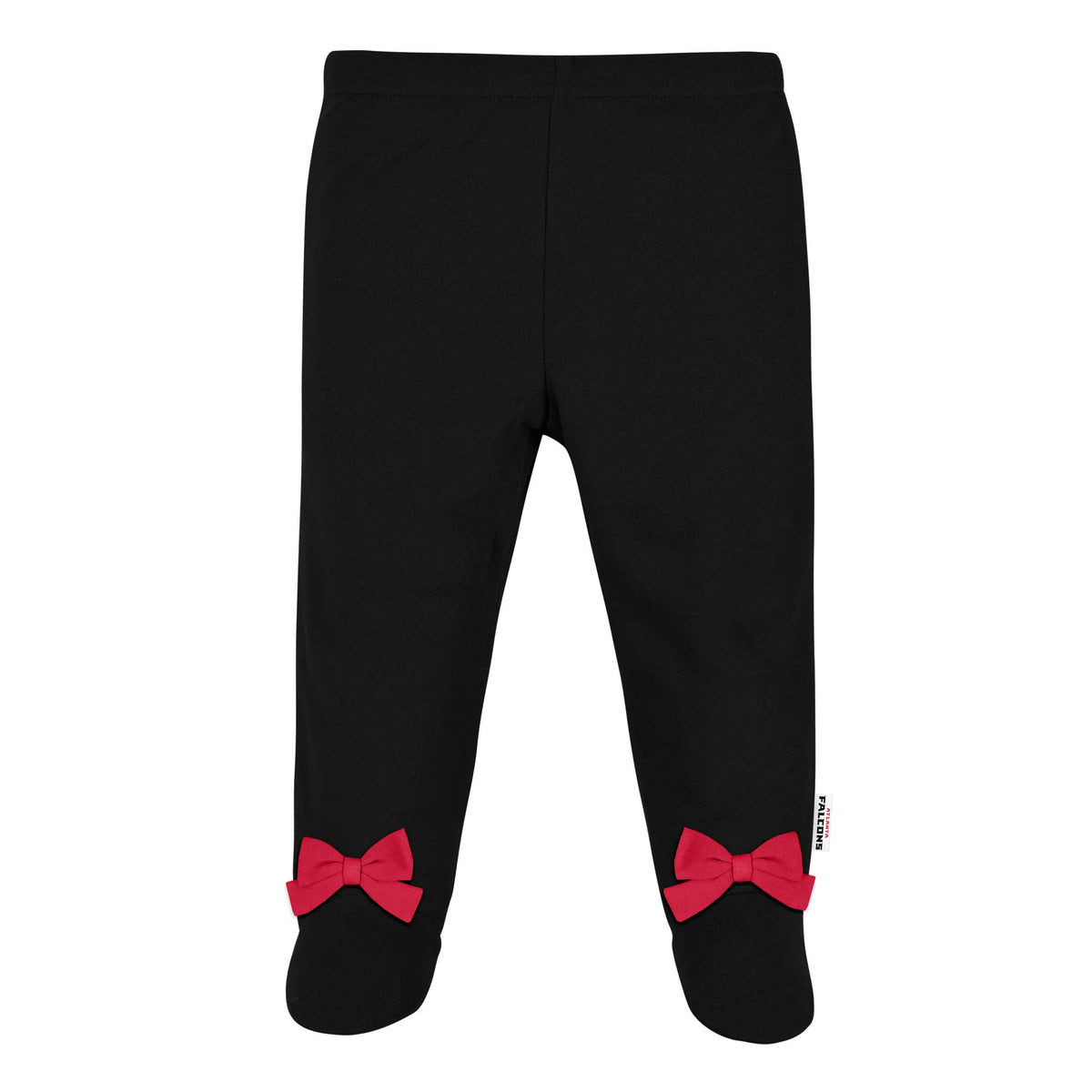 3-Piece Baby Girls Falcons Bodysuit, Footed Pant, & Cap Set, view 3