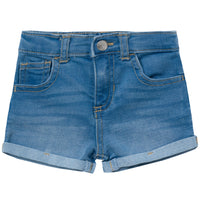 Baby & Toddler Neutral Light Wash Cuffed Denim Shorts