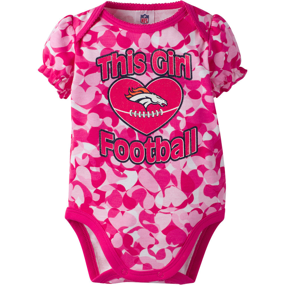 NFL Baby Girls Broncos Bodysuit