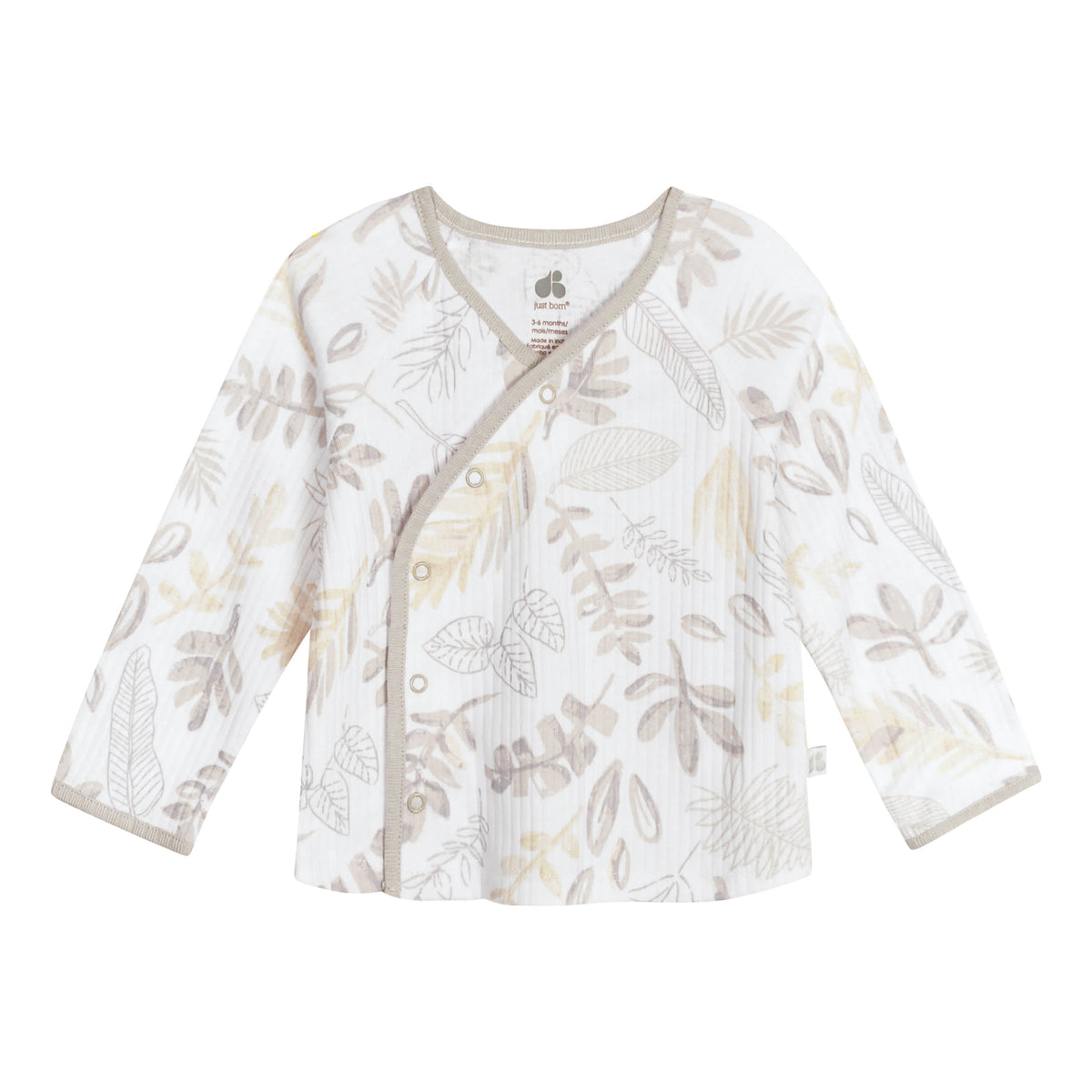 2-Piece Baby Neutral Natural Leaves Take Me Home Set, view 5
