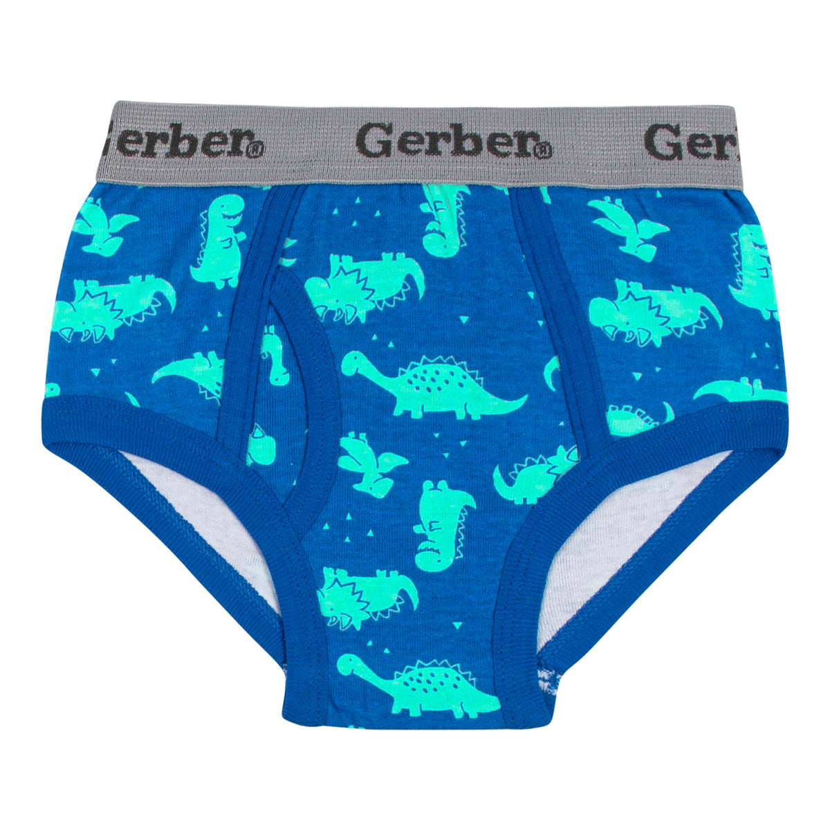 7-Pack Toddler Boys Dinosaur Briefs, view 2