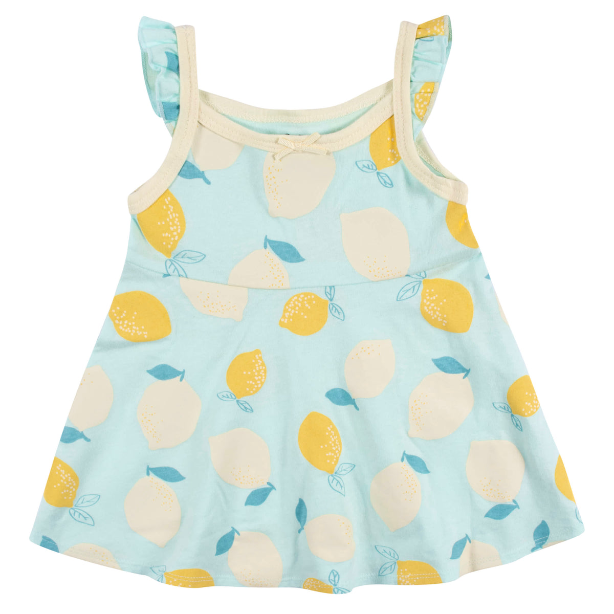 3-Piece Baby & Toddler Girls Little Lemon Dress, Diaper Cover & Reversible Sun Hat Set, view 7