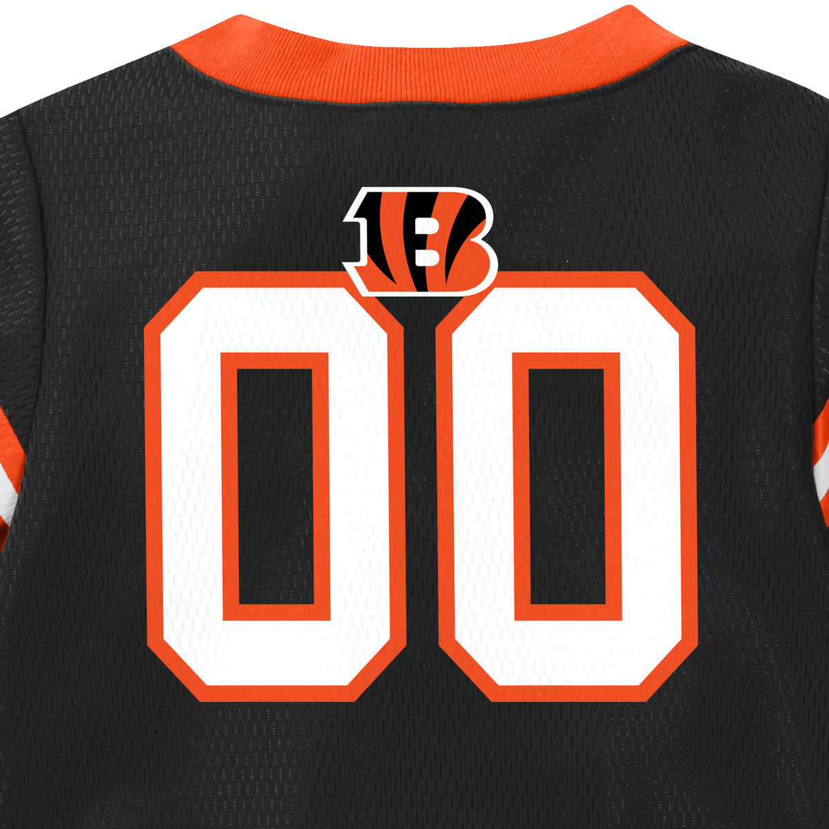 Baby Boys Bengals Short Sleeve Jersey Bodysuit, view 5