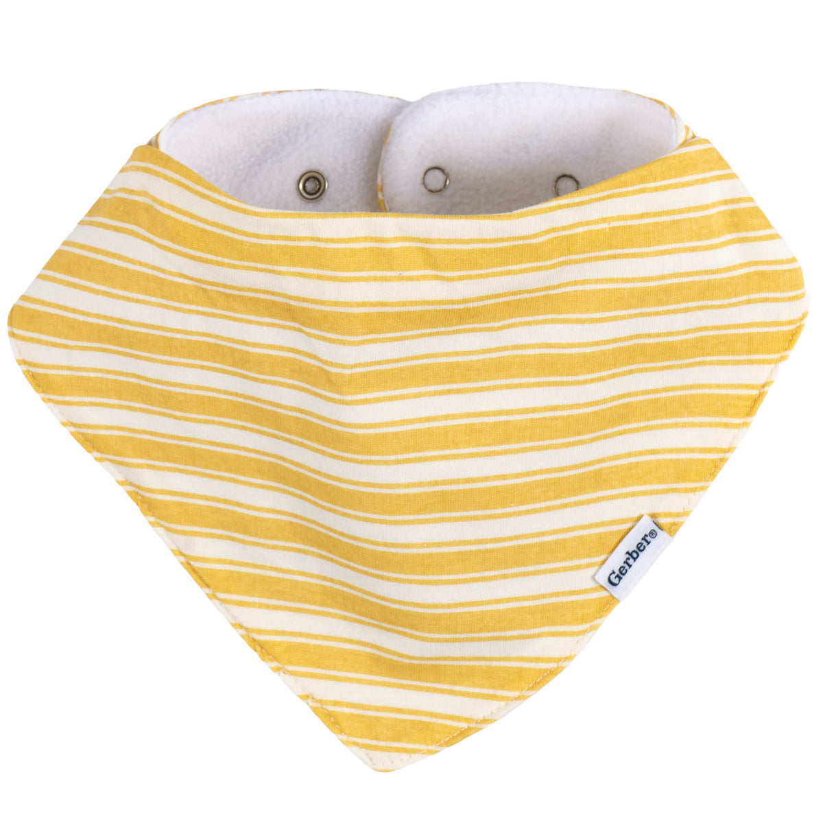 10-Pack Baby Girls Multi Blues Bandana Bib, view 11