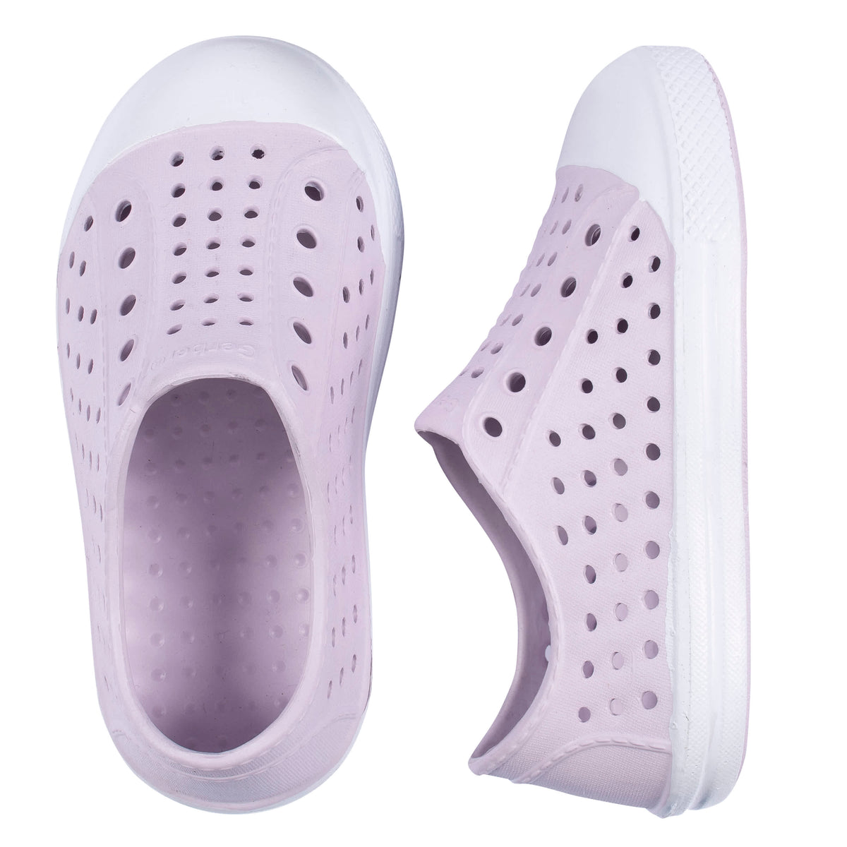 Infant & Toddler Girls Purple EVA Slip-On Shoe, view 2