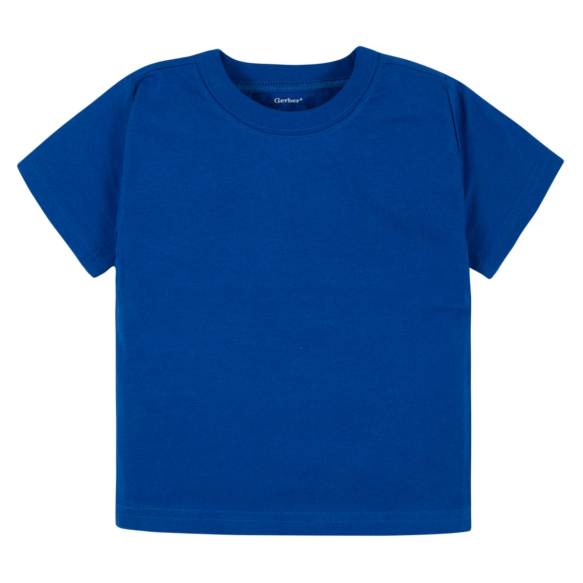 5-Pack Royal Blue Short Sleeve Premium Tees, view 4