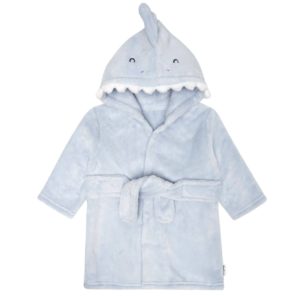 Baby Boys Blue Shark Robe