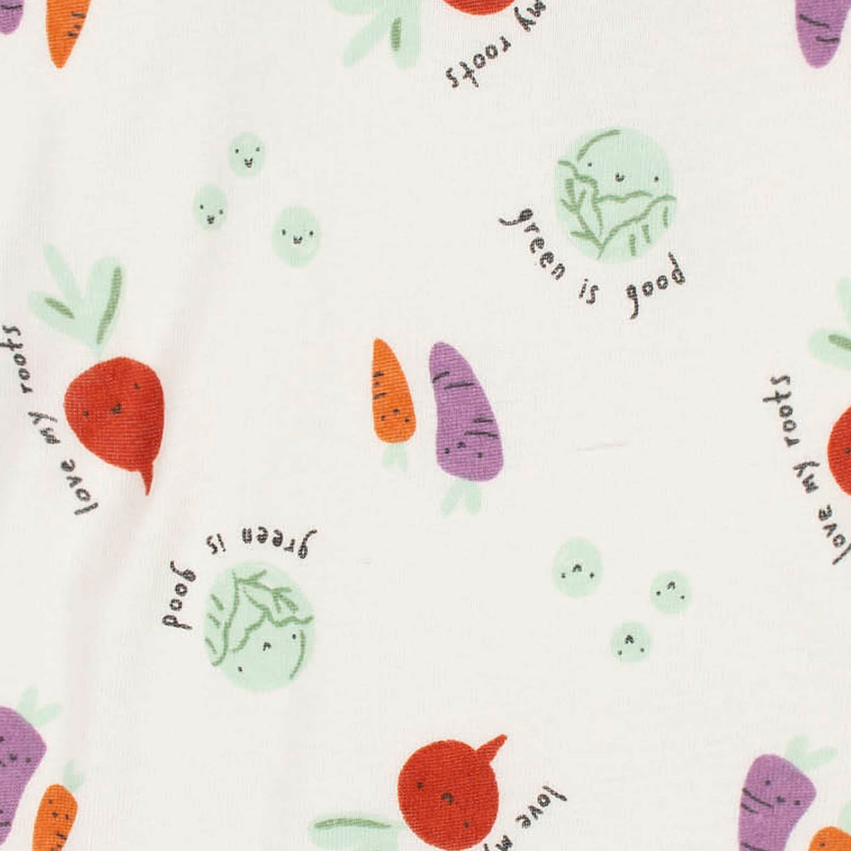 4-Pack Baby Neutral Happy Veggies Gowns, view 5