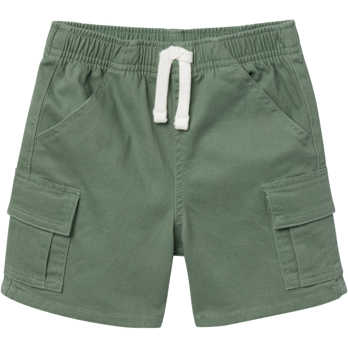 Infant & Toddler Boys Green Twill Shorts