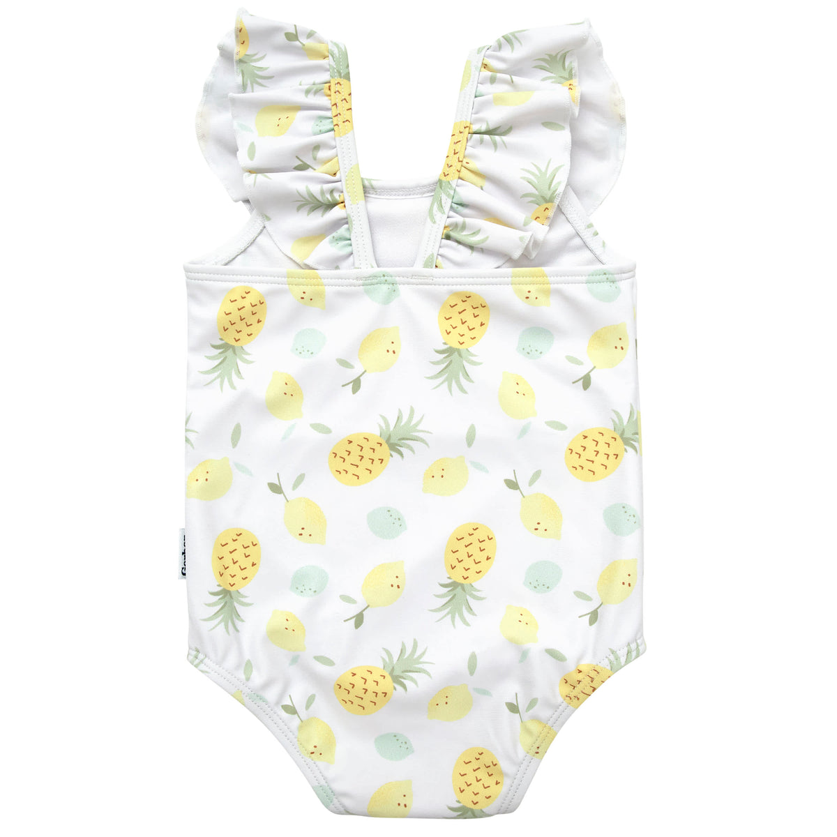 Baby Girls Pineapples Swimsuit, view 5