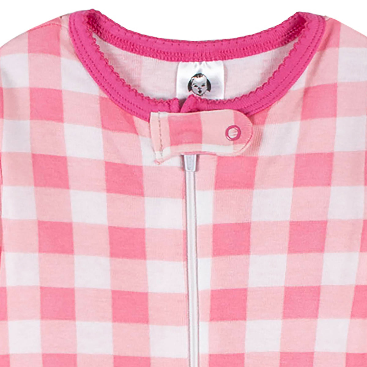 2-Pack Baby & Toddler Girls Summer Blossom Snug Fit Footed Cotton Pajamas, view 3