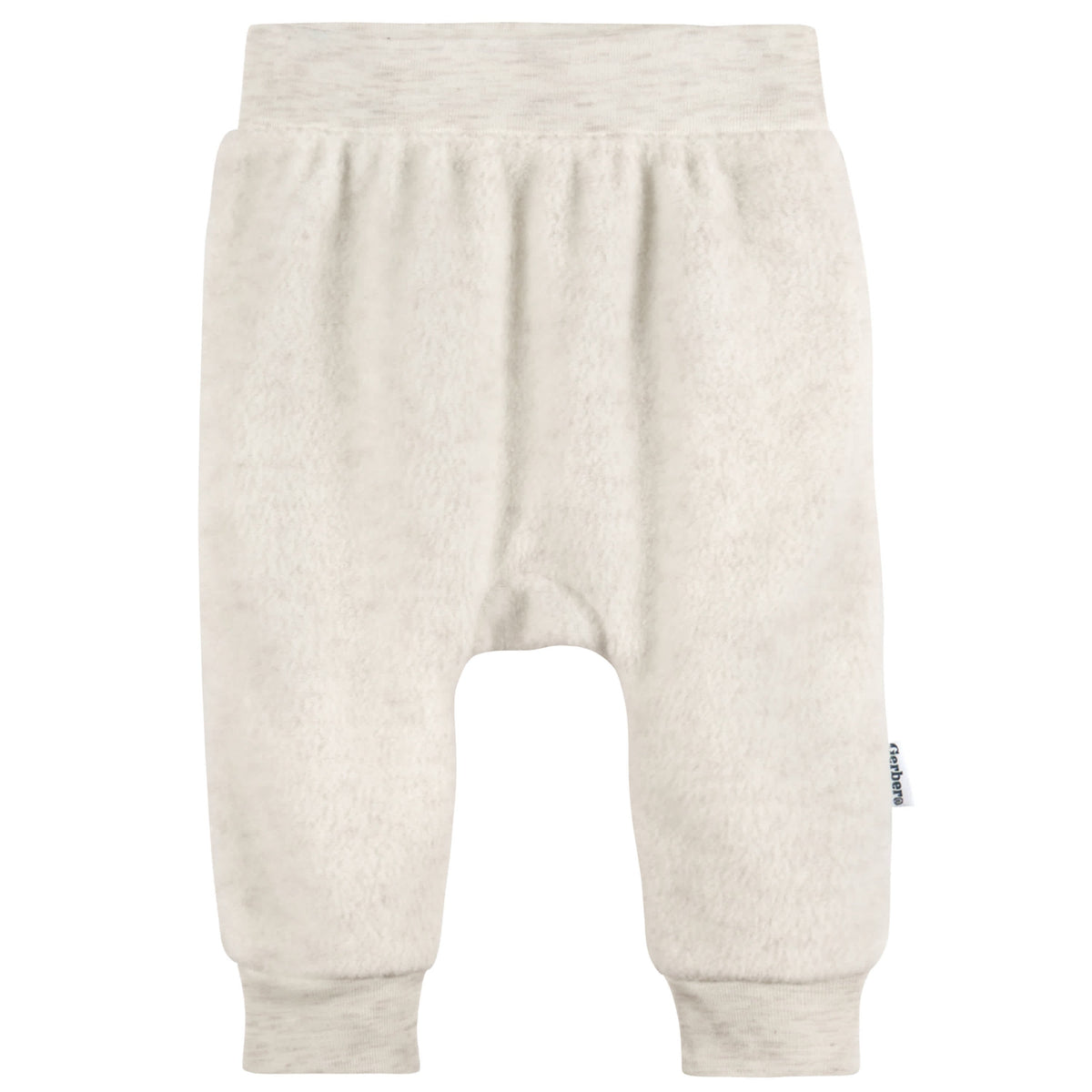 4-Pack Baby Neutral Brown Fleece Pants, view 6