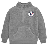 Infant & Toddler Boys Texans 1/4 Zip Sherpa Top