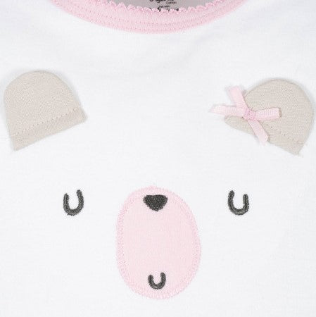 4-Piece Baby Girls Bear Take-Me-Home Set, view 3