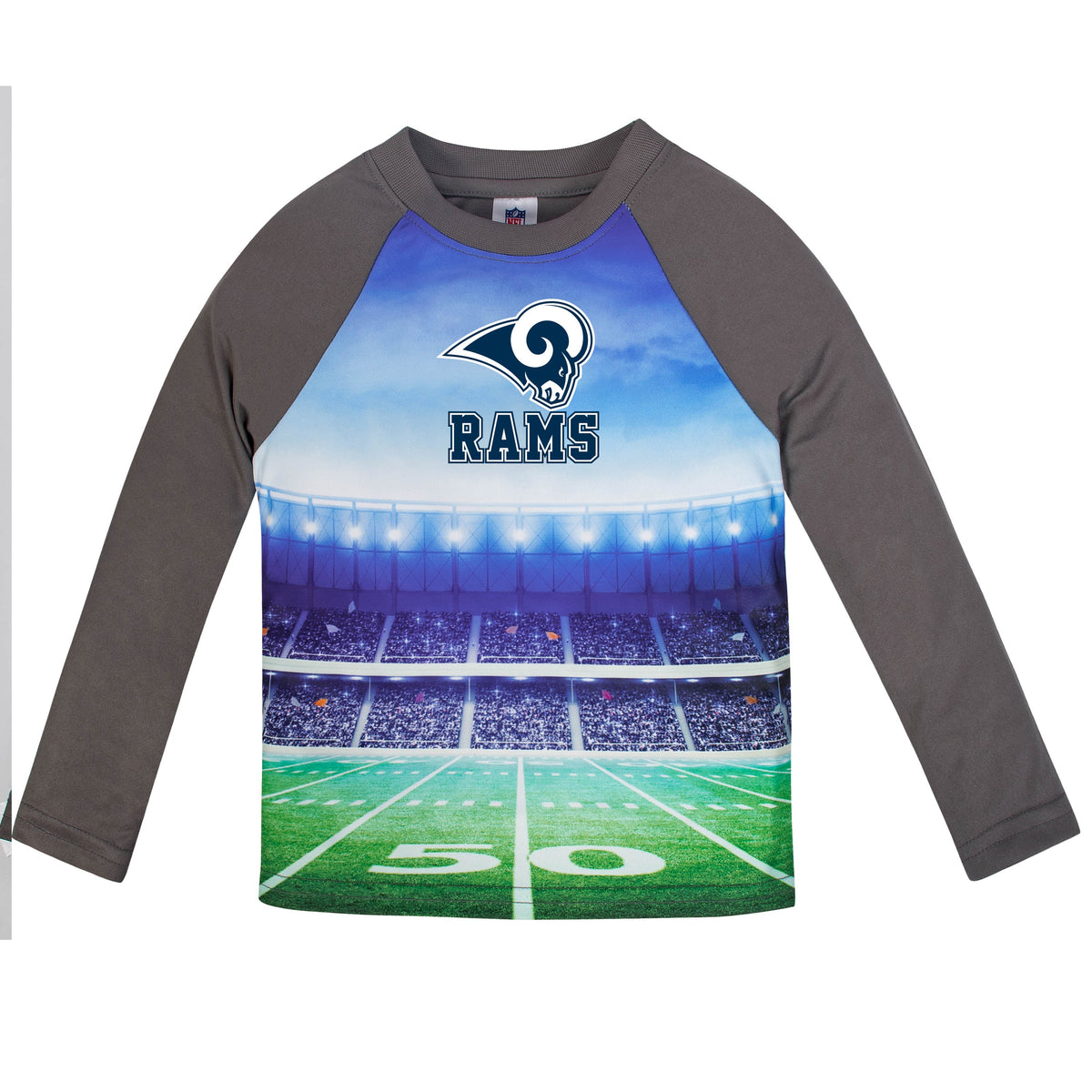 Los Angeles Rams Toddler Boys Long Sleeve Tee Shirt