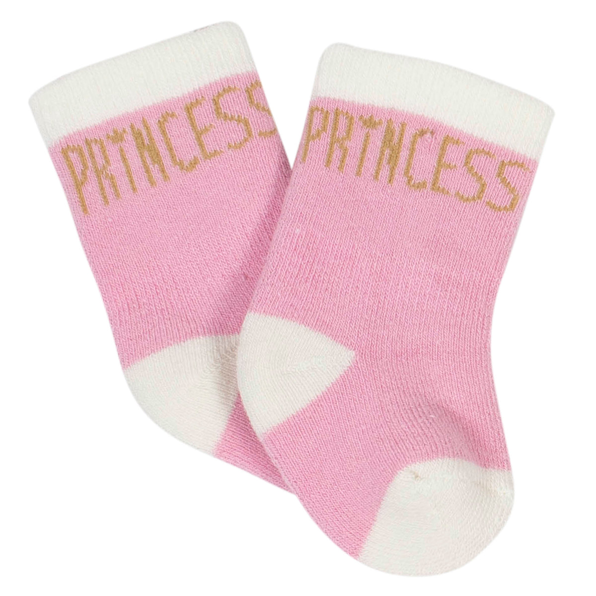 6-Pack Baby Girls Princess Wiggle-Proof Crew Socks, view 2
