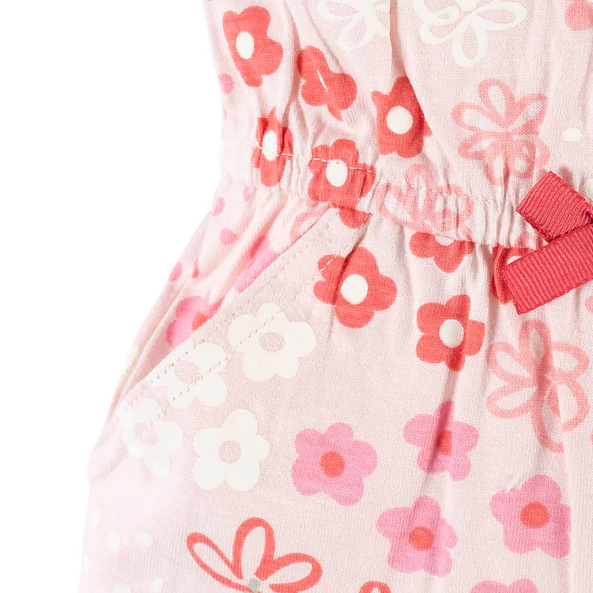 CASE of 2-Pack Toddler Girls Cherry Floral Romper, view 8