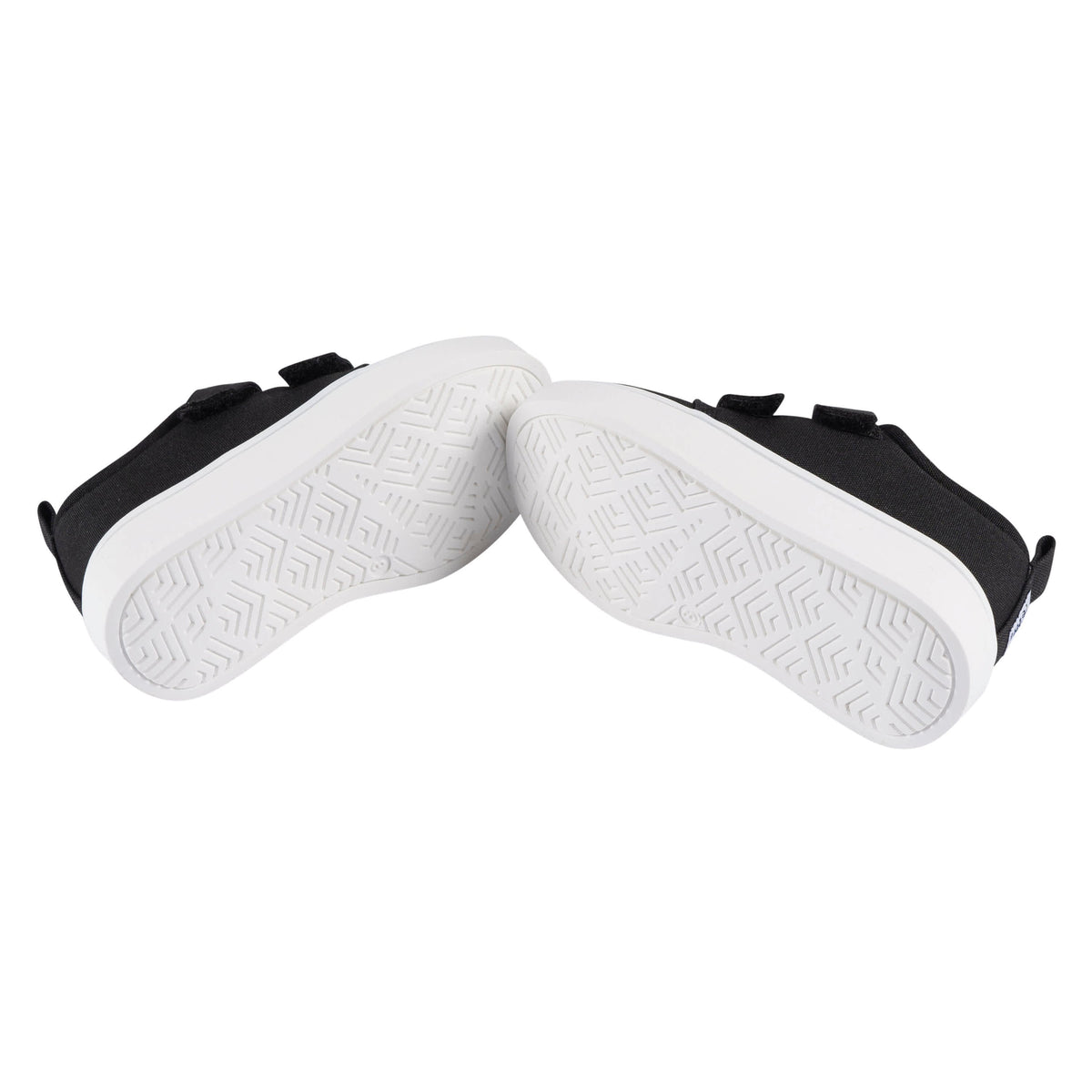Baby Neutral Black Hook & Loop Sneaker, view 4