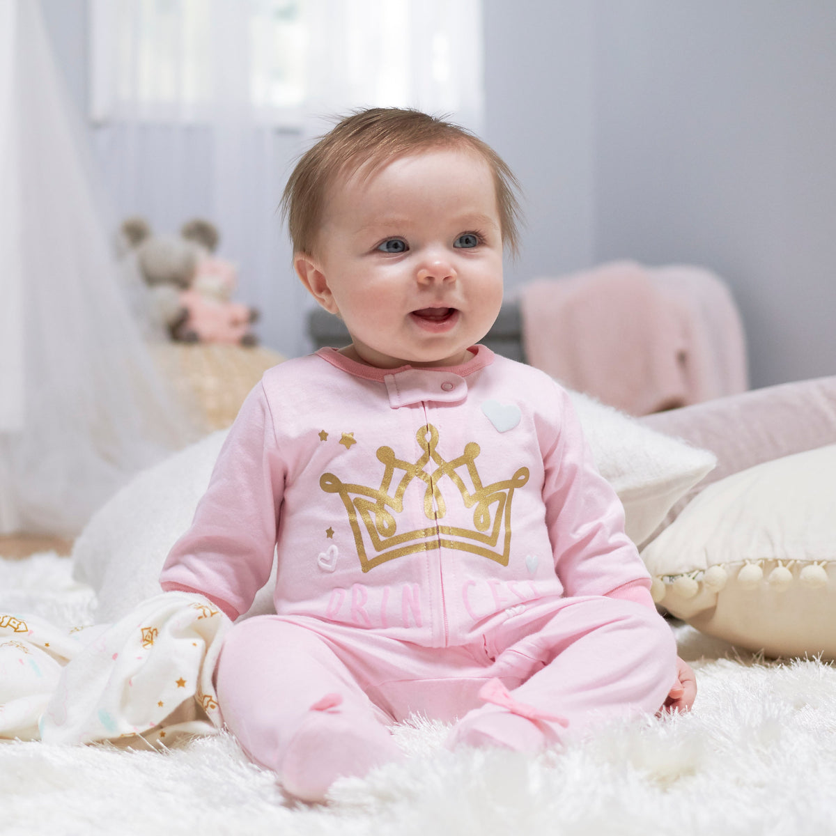 2-Pack Baby Girls Castle Sleep 'n Plays, view 2