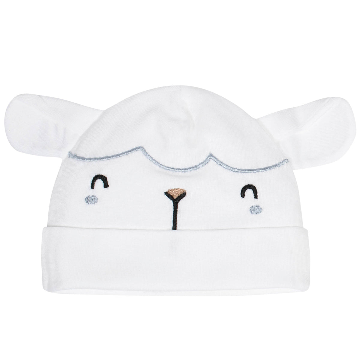 2-Pack Baby Neutral Lamb Caps, view 2