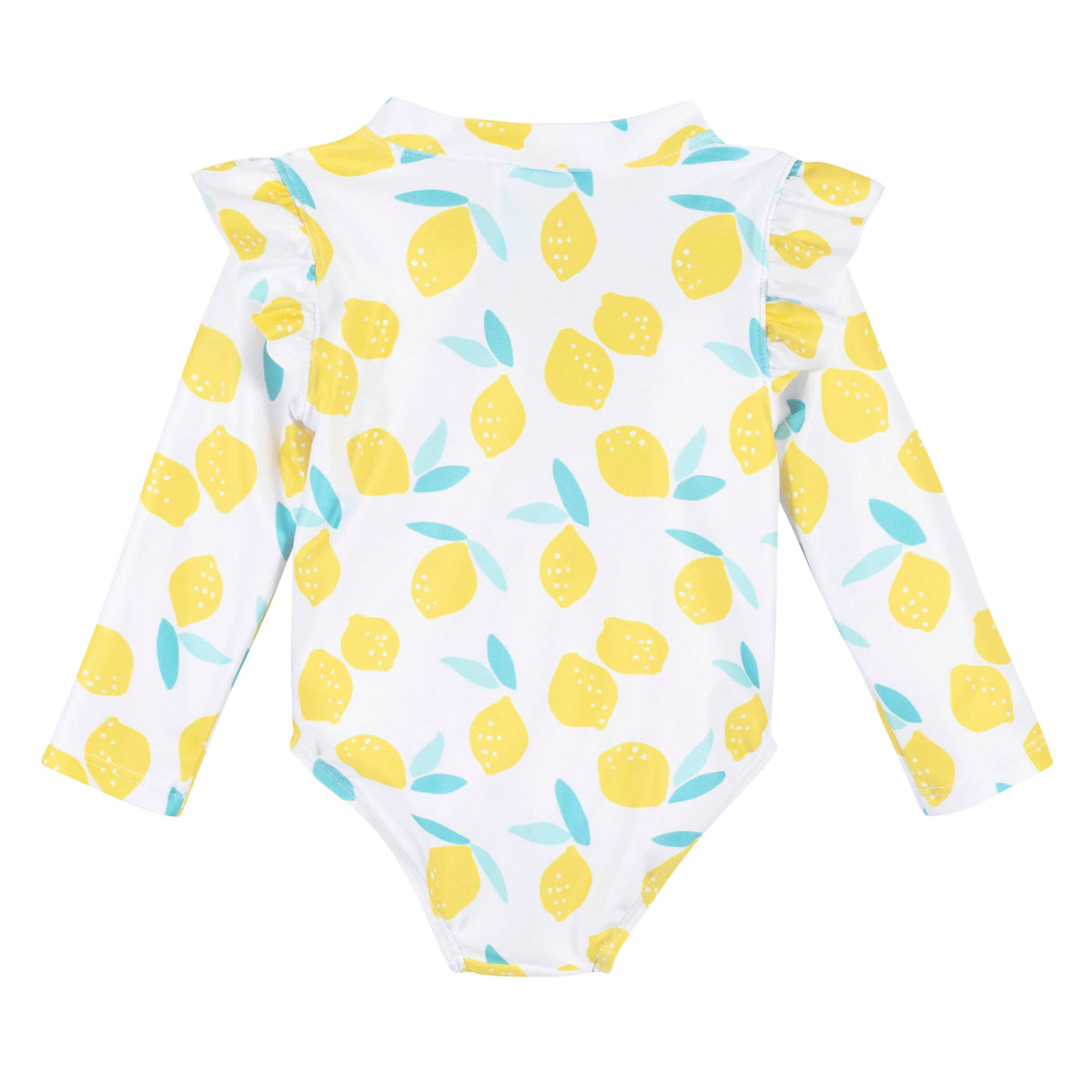 Baby & Toddler Girls Lemon Squeeze Rash Guard, view 2