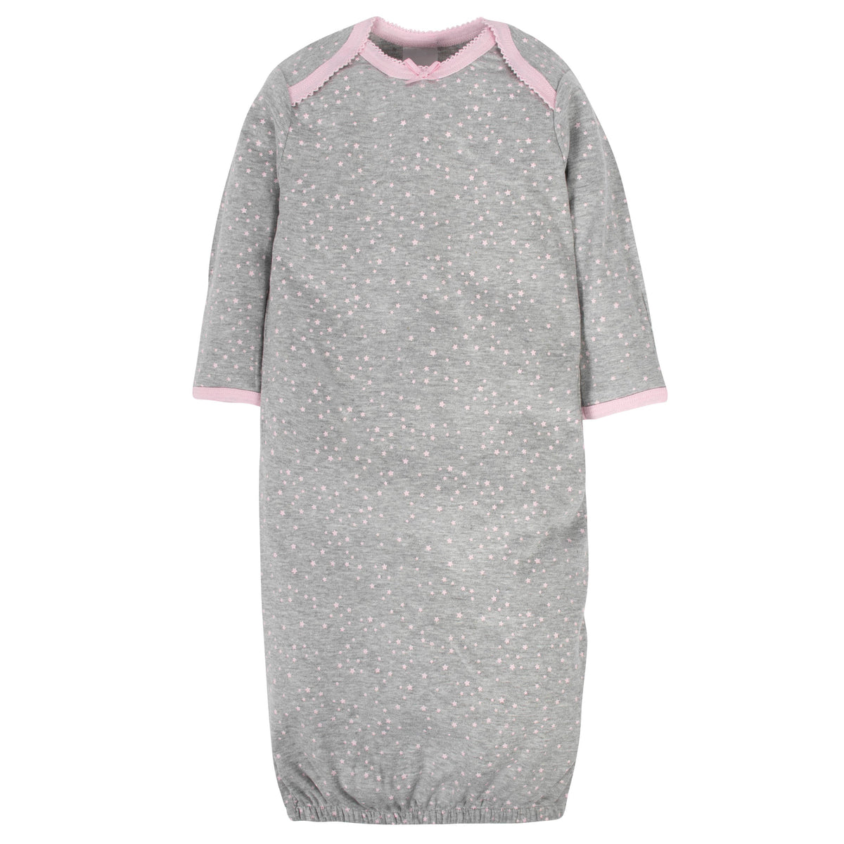 4-Pack Baby Girls Bunny Lap Shoulder Gowns, view 2