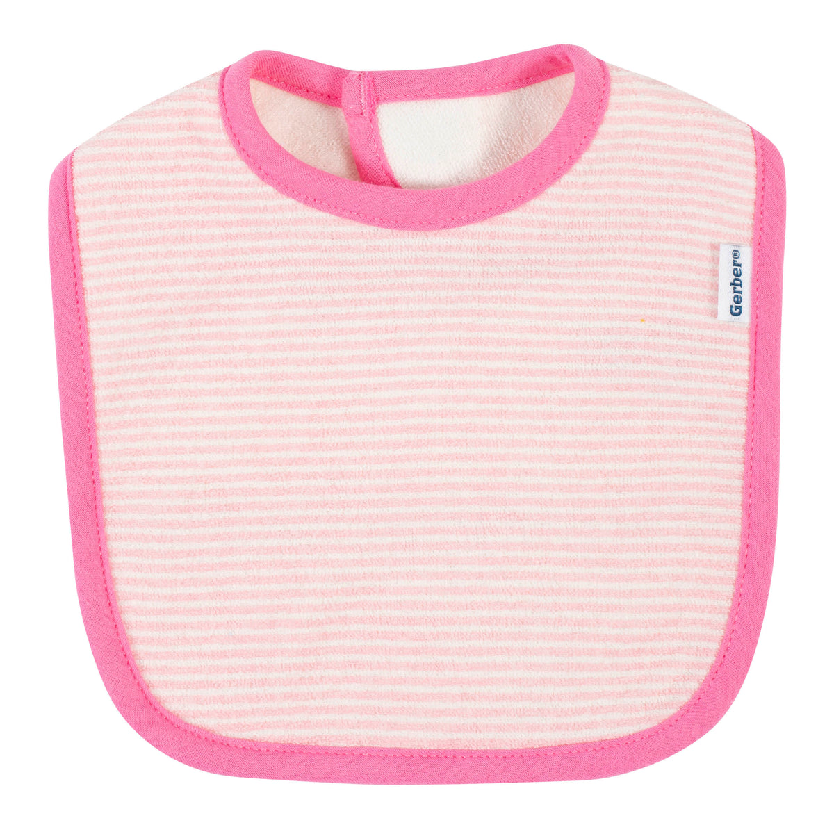 4-Pack Baby Girls Fox Dribbler Bibs, view 3