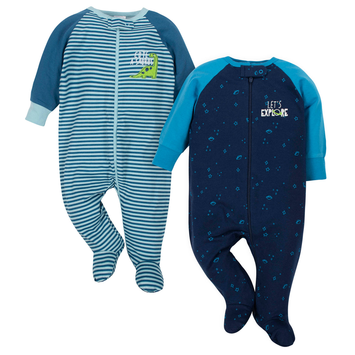 2-Pack Baby Boys Dinosaur and Space Sleep N' Plays