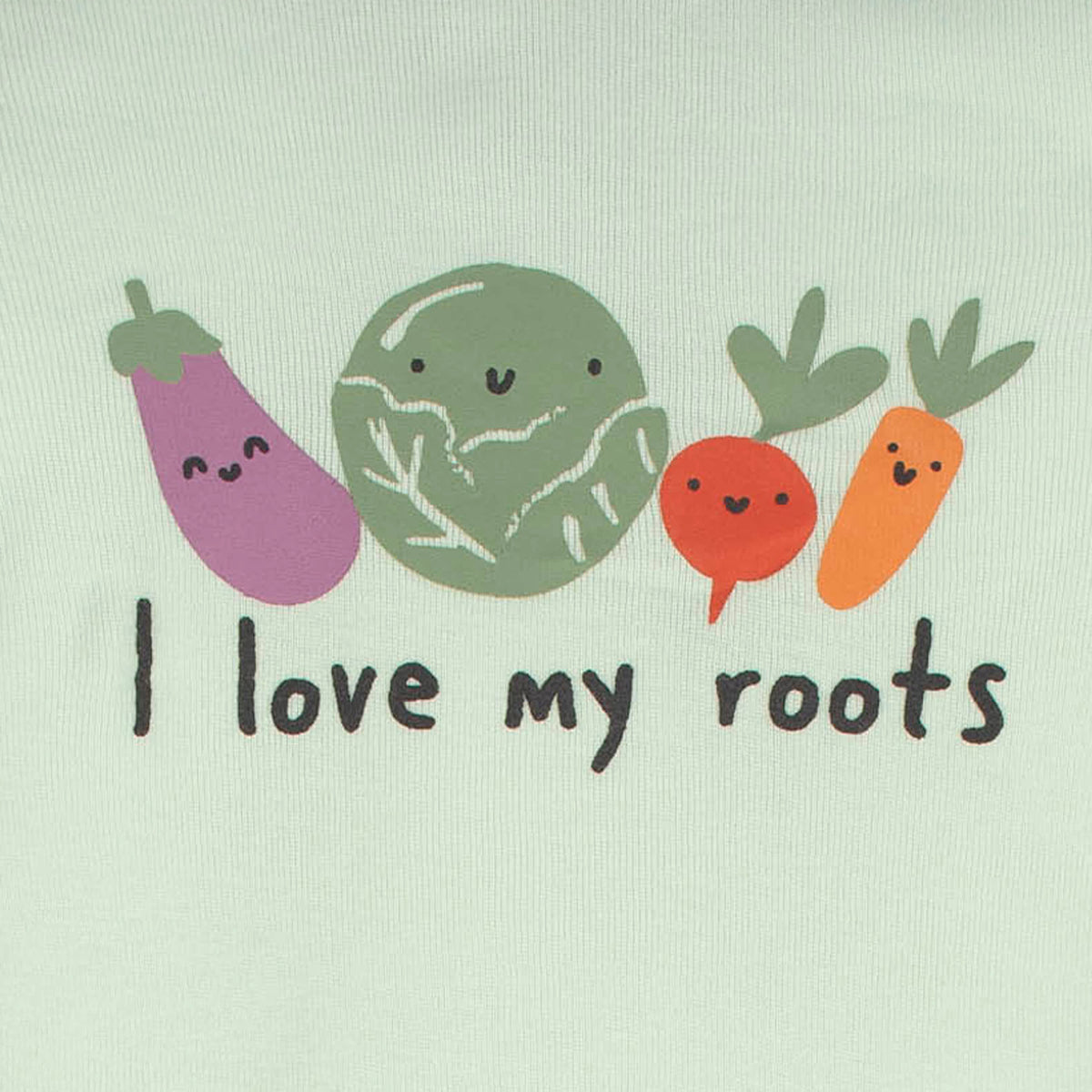 4-Pack Baby Neutral Happy Veggies Gowns, view 3