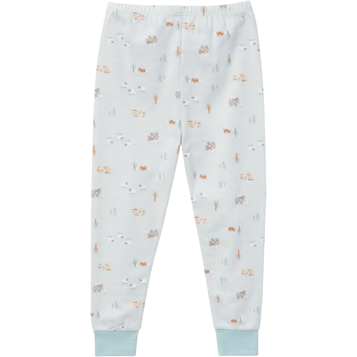 4-Piece Infant & Toddler Neutral Farm Pajamas Set, view 5