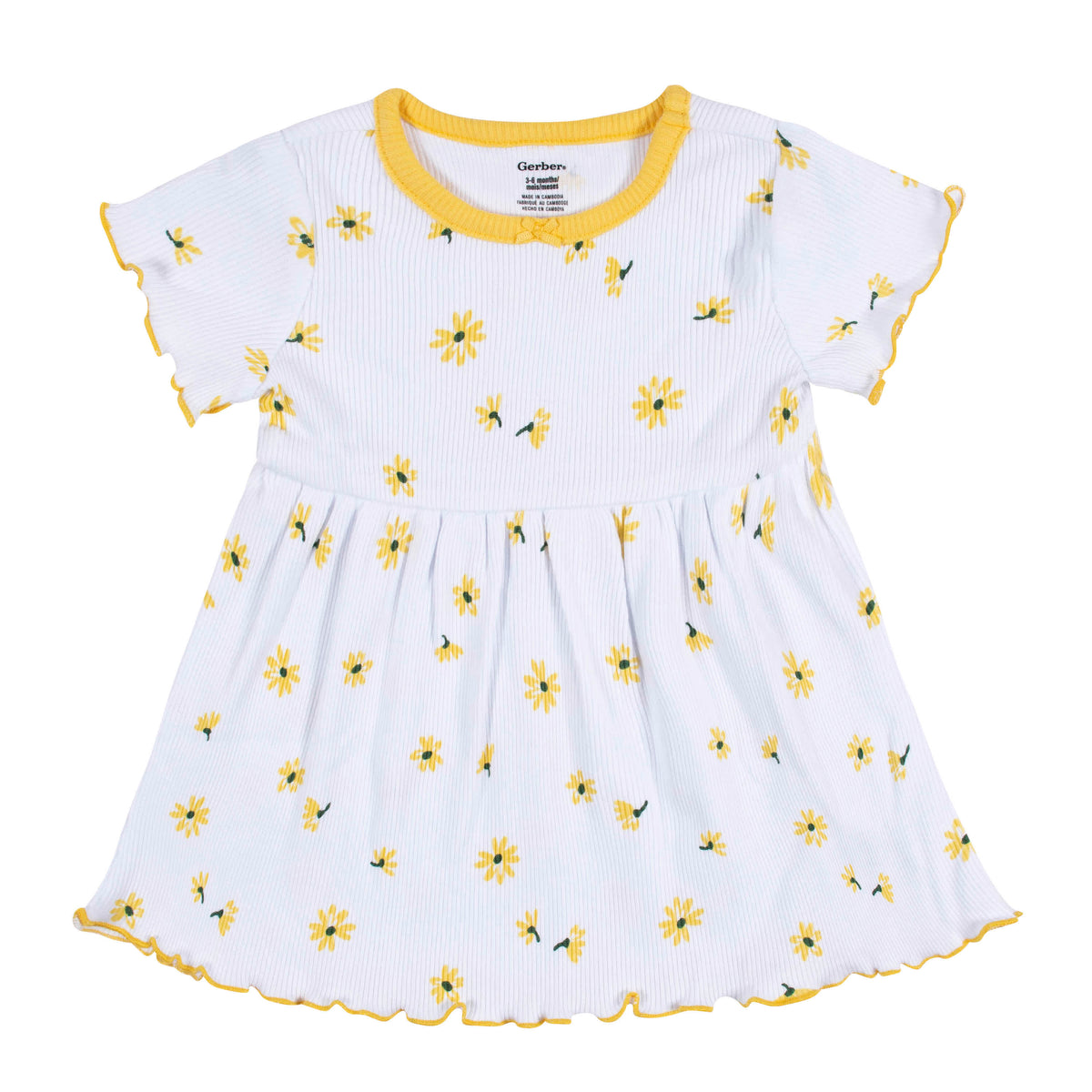 2-Pack Baby & Toddler Girls Picnic Day Dreams Short Sleeve Cotton Dresses, view 6